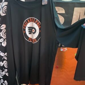 NFL Black Philadelphia Flyers Long Sleeve Tee